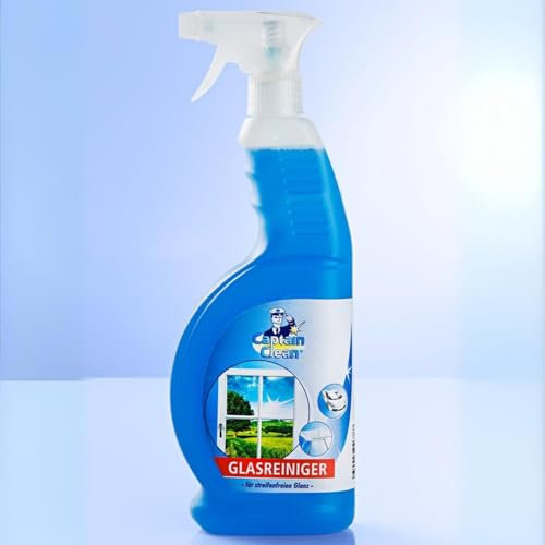 3 PAGEN® Glasreiniger Ozean für streifenfreie Reinigung der Fenster – Wasserabweisende Wirkung und Langfristige Versiegelung – Inhalt: 650 ml - Ozean Duft