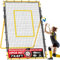 Happy Jump Verstellbares Volleyball-Rebounder-Netzgerät 7x4 FT mit Volleyball-Trainingsfunktion für Erwachsene – Für Garten, Indoor- und Outdoor-Training