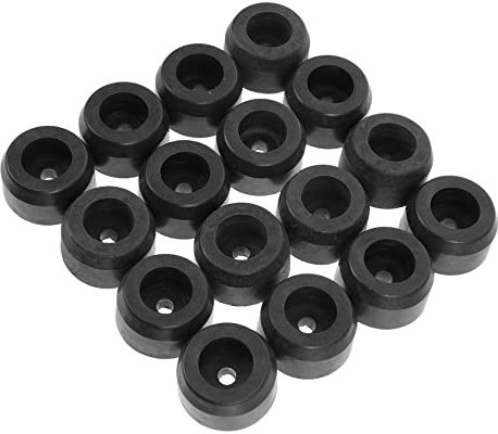 OSALADI 16stücke Gummi Pads Für Möbel Verstärker Lautsprecher Gehäuse Tisch Regal Maschine Verteilerkasten Schneidebrett Instrumente Boden Schützen Verrutschen Verhindern Montage Einfach