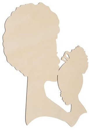 Veemoon Unfertige Holzsplitter Für Graffiti-diy Kranzkopf-holzform Zum Muttertag- Handgemachte Bastelornamente Unfertige Holzchips Für Dekoration