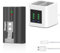 Uwayor 2Pack Ersatzakku für Ring Video Doorbell 2/3/3Plus/4 mit Ladestation, V4 Ersatzakku Kompatibel mit Stick Up Cam Akku (2nd& 3nd Gen), Spotlight Cam und Peephole Cam（3.65V 6040mAh）