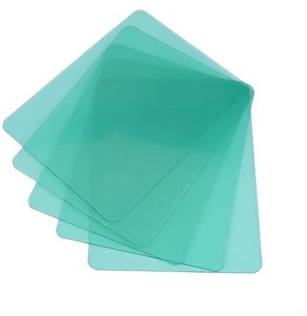Lot de 5 films de protection pour casque de soudage - Verres anti-éclaboussures pour une protection efficace de la soudure (115 x 88 mm)