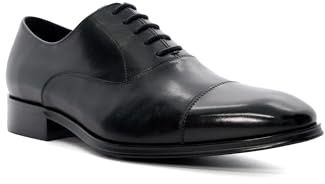 Dune London Mens Solver Wide Fit Leather Oxford Lace-Ups Oxford Shoes