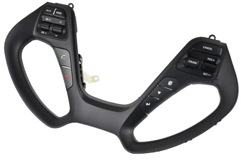 Auto Lenkradschaltertaste Kompatibel Mit Kia Für Serato 2013 2014 Für Sid 2013 Für Ceed Jd Sw 2015 Tempomat-Lenkrad-Audiolautstärke-Musiksteuerungstastenschalter