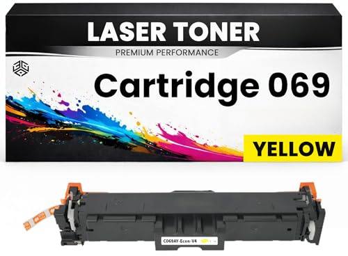 Toner Cartridge 069 Yellow Gelb für Canon Premium Alternative 1900S. Reichweite imageCLASS LBP673Cdw/674Cdw/674Cx MF752Cdw/753Cdw/751Cdw LBP674Cdw