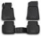 OMAC Gummimatten Fußmatten kompatibel mit BMW 3er E46 1998-2007 TPE Automatten Schwarz 4X