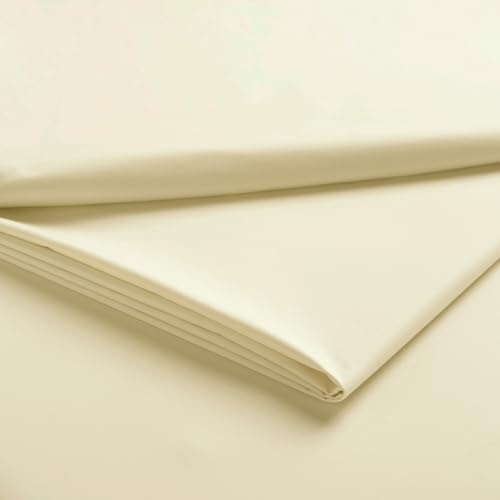 Christy Super King Flat Bed Sheets | 400TC Luxury Bedding | Gold | 100% Cotton Sateen | Soft Silky Bed Linen