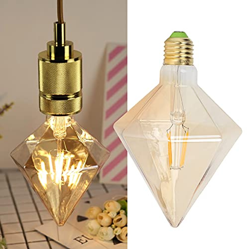 Haofy LED Light Bulb, Retro Style Pyramid Shape 4W E27 Bulb for Home Lighting Warm Light