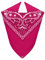 Van Der Rich ® - Bandanas aus 100% Baumwolle Kopftuch für Herren Damen (Fuchsia, One Size)