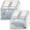 skytowards 10 PCS Porta Badge Plastica Portabadge Trasparente Portabadge Verticali Doppio Portabadge Rigido per Carta D'identità Studentesca, Carta Bus e Carta D'identità (5.8 * 8.9 CM)