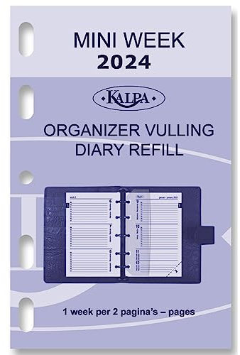Mini Agenda Einlage Wöchentlich NL EN 2025