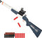 Awsoo Shotgun Soft Bullet Toy Gun - Air Soft Shell Ejecting Shotgun Play Set with Scope and Bullets - 14+