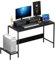 SUBTLETY Scrivania Gaming 120x50x75cm PC Tavolo da Gioco con Telaio Mobile per Hosting per Computer e Monitor Ergonomica Scrivanie Arredo Studio per Ufficio, Piccola Stanza (Nero)