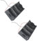 OZXNO 2 Pcs 4 Slot D Cell Battery Holder 6V D Size Battery Case Box with Wire