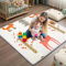 Gutsbox Krabbelmatte Baby Faltbar Spielmatte Baby Faltbar Kindermatte Doppelseitig XPE Matte, Wasserdicht rutschfest, BPA frei und Ungiftige, 120x120x1cm