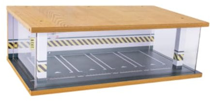 LeeQinersw Vitrine pour Voitures à L'échelle 1/32, 1/24, 1/18 avec Espace de Stationnement, Style B