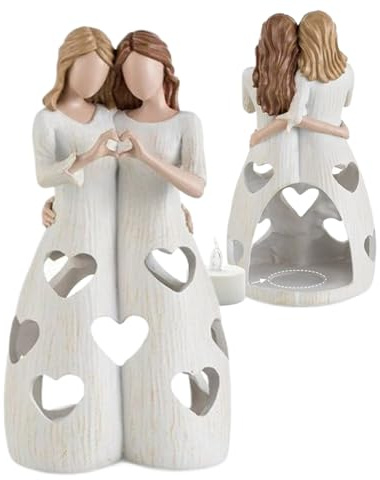 Generisch Schwester Figuren Für Frauen | Freundschaftsgeschenk Skulptur Deko,Resin Deko Andenken Sammelstatue Für Frauen Freundschaft Zimmerdekoration Tischdekoration