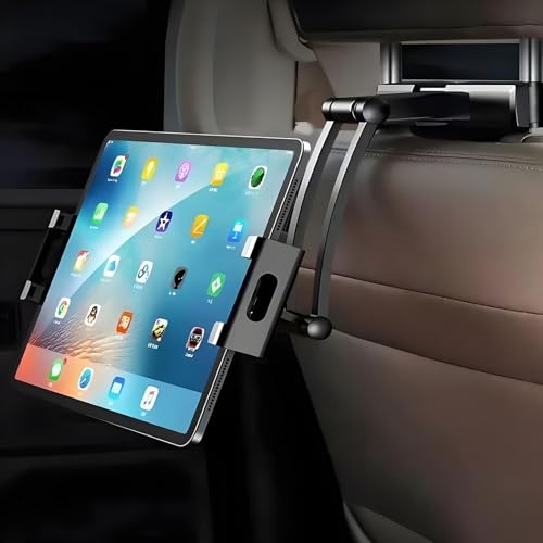SHIHUAFADACAI Car Tablet Holder for Volvo XC90 II 2025 2024, Stretchable Car IPad Holder, Car Tablet Mount Backseat with Foldable Wide Clip, Road Trip Essentials for Kids