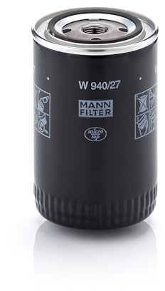 MANN-FILTER, W 940/27 Oil Filter | For Trucks & Buses, Highest Filtration Performance, Engine Protection, High Quality Sealing, True OE Engineering