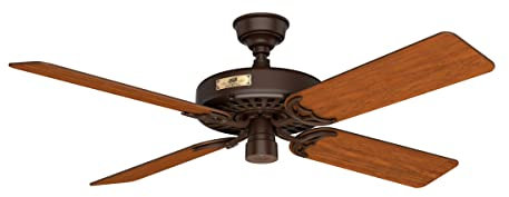 Hunter Original, Outdoor or Indoor, Ceiling Fan, 52 inch, Chestnut Brown
