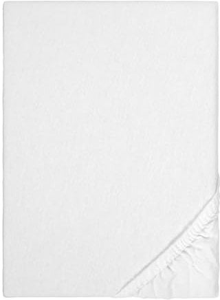 Sleep & Protect wasserundurchlässiges Molton-Spannbetttuch 0802760 weiß 1x 180x200 cm