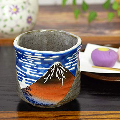Kutani Yaki(ware) giapponese Yunomi Tazza da tè Hokusai