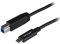 StarTech.com Cavo USB-B a USB-C USB 3.1, 1m, Cavo Stampante USB Tipo-C, 10Gbps, (USB31CB1M)