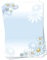 Motivpapier Briefpapier (Blumen-5161, DIN A4, 25 Blatt) - blau weiß gelbe Margeriten