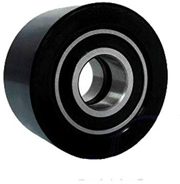 50 x 26 mm Bohrung 17 Kunststoffrolle Polyamid Doppelte Lagerung Paletten Fixierer Rad für Hubwagen Nylon Rolle Ø 50 mm mit Kugellage