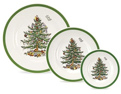 Spode Christmas Tree - 12 Piece Plate Set
