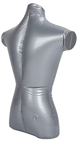 HURRISE Männliche aufblasbare Schaufensterpuppen, Kleidung Schaufensterpuppe Kleidung Display Rack Männliches Modell Oberkörper Kleidung Schaufensterpuppe Torso für Kleidungsanzeige