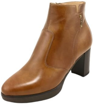 Nero Giardini I411200D Tronchetti Donna in Pelle - Cuoio 39
