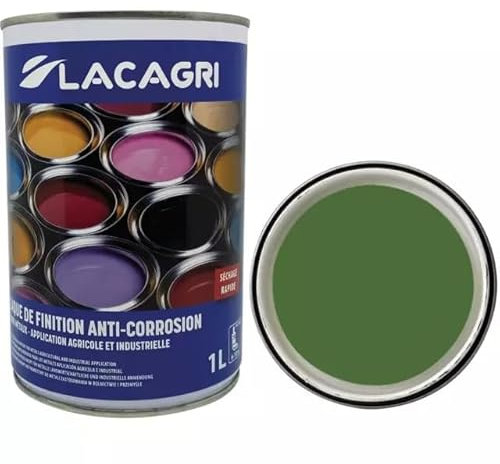 Peinture antirouille pour tracteur Agrar John Deere Vert RAL 6010 2 en 1 et couche de finition