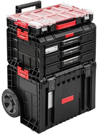 PAFEN Rollende Werkstatt Werkstattschublade - Premium Werkzeugtrolley - Werkzeugkasten auf Rädern 445 x 410 x 665 mm Sehr stabil Chemikalienbeständig Werkstattwagen