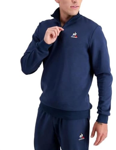Le Coq Sportif Unisex ESS Halfzip Nr. 1 M Dress Blues Pullover