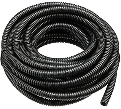 MOCNT Split Loom Wire Auto Split Loom Tubing Wire Conduit Polyethylene Corrugated Flexible Tube Cable Management Sleeve Protection Pipe Cable Tidy Organiser 25mm 5meter