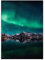 Displate - Poster aus Metall - Magnet-Montage - World Class Photos - Landscapes - Lofoten Aurora Reflection 45 cm x 32 cm
