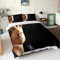 EKIDAZ Johnny Depp 3D Drucken Bedding Stern Bettwäsche Set Mit Motiv Mit Reißverschluss Und Kissenbezüge 3-teiliges Set Geeignet Für Jugendliche Und Erwachsene King（220x240cm）