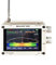 Malachit-Radio, tragbar, 3,5 Zoll Bildschirm, Malachit, professionelles Radio mit EC11-Encoder, unterstützt AM, SSB (LSB-USB), NFM, WFM 50 kHz - 2 GHz, mit Verlängerung