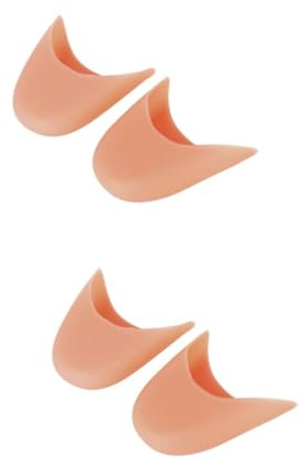 ULTECHNOVO 2 Paar Fersenschutz aus Silikon High Heels Zehenkappen silikon spitzen zehenkappen silikon High Heel Protektoren Fußschützer für Füße Hacke Einlegesohle Sockenpolster Stiefel