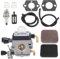 Ewillownm Compatible avec le carburateur FS85 FS80 pour Stihl FS75 FS80R FS85 FS85R FS85T FS85RX Débroussailleuse Weedeater C1Q-S97 Carb