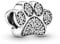 Feitery Hundepfote Charms Armband Valentinstag Bead Charm für Damen