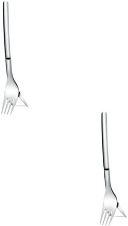 TOPBATHY 2 Pièces Trancheuse De Pastèque Gadget De Cuisine Utile Outils Ménagers Trancheuse De Fruits Coupe-Fruits Outil De Coupe De Pastèque Trancheuse De Légumes Fourchettes Vide-Mangue
