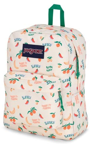 JanSport SUPERBREAK ONE Großer Rucksack, Five A Day Cream (Mehrfarbig)