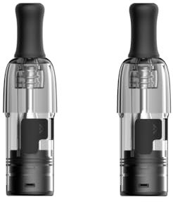 2 unids/paquete Cartucho VOO'POO Doric Galaxy Pod 2 ML incorporado 0,7ohm bobina de malla para Doric Galaxy Kit Doric Galaxy S1 E cigarrillo vaporizador (Cartucho de 0,7 ohmios) - No Nicotine