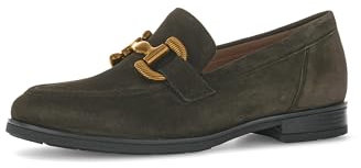 Gabor Damen Slipper, Frauen Slip On,Mokassins,Halbschuhe,Slides,Schlupfschuhe,schluepfschuhe,Loafer,Slip-ons,Sherwood (dk-Gold),39 EU / 6 UK