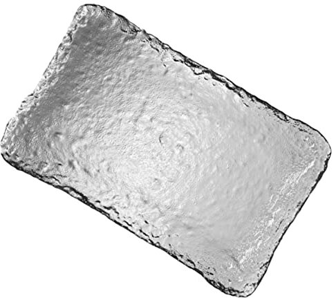 MAGICLULU Plat Verre Plateau De Service Simple Assiette à Snacks Verre Support à Nourriture Plat à Sauce Support à Sauce