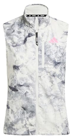 adidas Damen Own the Run Spray Dye Vest, Orbit Grey/Black, L