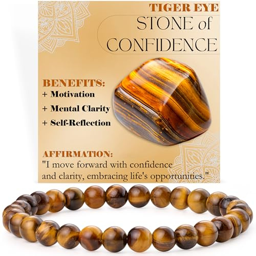 Bivei Perlenarmband für Frauen 6mm Halbedelstein dehnbarer elastischer Schmuck Yoga Geschenke