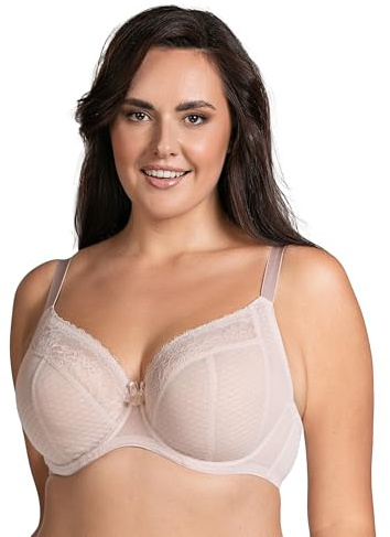 VIVISENCE Damen BH Mit Bügeln Floraler Spitze Und Verstellbaren Trägern Eleganter Und Komfortabler BH Für Optimalen Halt Und Femininen Look Perfekt Für Den Alltag